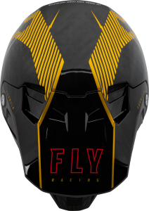 FLY RACING YOUTH FORMULA CARBON TRACER HELMET GOLD/BLACK YL - Image 59