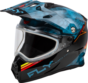 FLY RACING TREKKER CW CONCEAL HELMET DUAL SHLD SLATE/BLACK/RED MD - Image 17