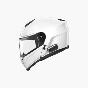SENA OUTRUSH 2 FLIP UP HELMET W/MESH GLOSSY WHITE 2X - Image 3