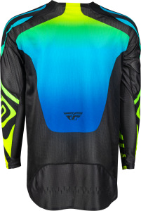 FLY RACING EVOLUTION  DST ZEN JERSEY BLACK/BLUE/HI-VIS MD - Image 16
