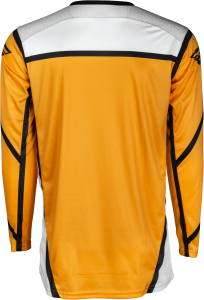 FLY RACING LITE JERSEY WHITE/BLACK/MUSTARD XL - Image 12