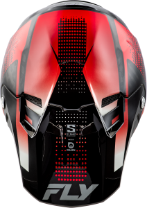 FLY RACING FORMULA S CARBON PROTOCOL HELMET BLACK CARBON/RED XS - Image 7