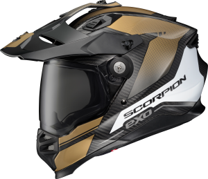 SCORPION EXO XT9000 CARBON FULL-FACE HELMET TRAILHEAD MATTE GOLD MD - Image 11
