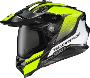 SCORPION EXO XT9000 CARBON FULL-FACE HELMET TRAILHEAD HI-VIS LG - Image 13