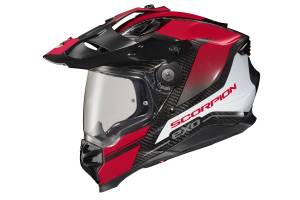 SCORPION EXO XT9000 CARBON FULL-FACE HELMET TRAILHEAD DARK RED LG - Image 7
