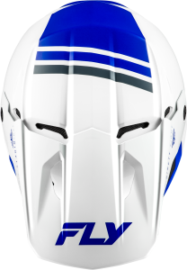 FLY RACING KINETIC VERDICT HELMET WHITE/BLUE/GREY LG - Image 15
